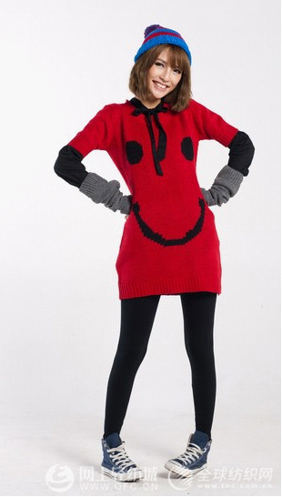 短袖毛衣搭配+-全球纺织网