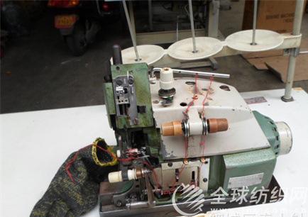 手套锁边机 手套包缝机3线高速锁边机 缝边机 包缝机