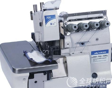 富山牌hm75213h富山高速四线厚料包缝机