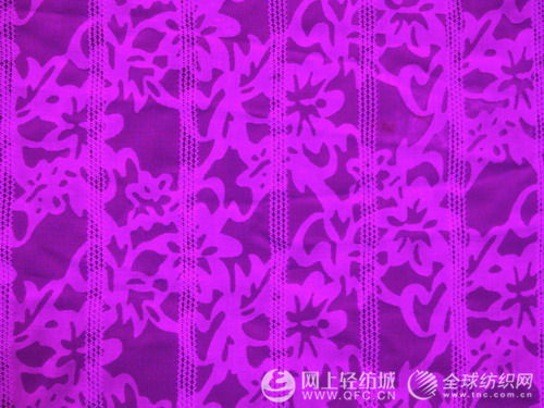 cvc包心紗提花爛花布(圖)
