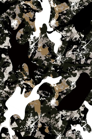 泼墨 迷彩 热带花型 #956352