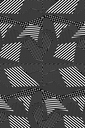 女装不规则几何条纹几何圆点772849