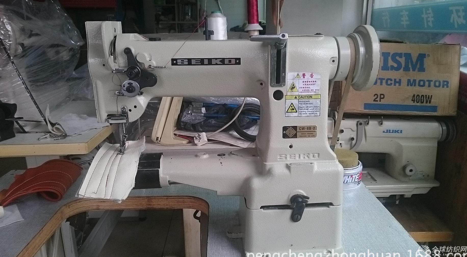 供应SEIKO缝纫机二手日本精工牌工业缝纫机大嘴高车CW-8B-2-全球纺织网