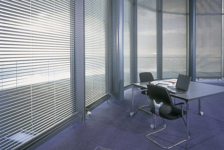 5cm电动百叶帘 办公室电动百叶窗帘